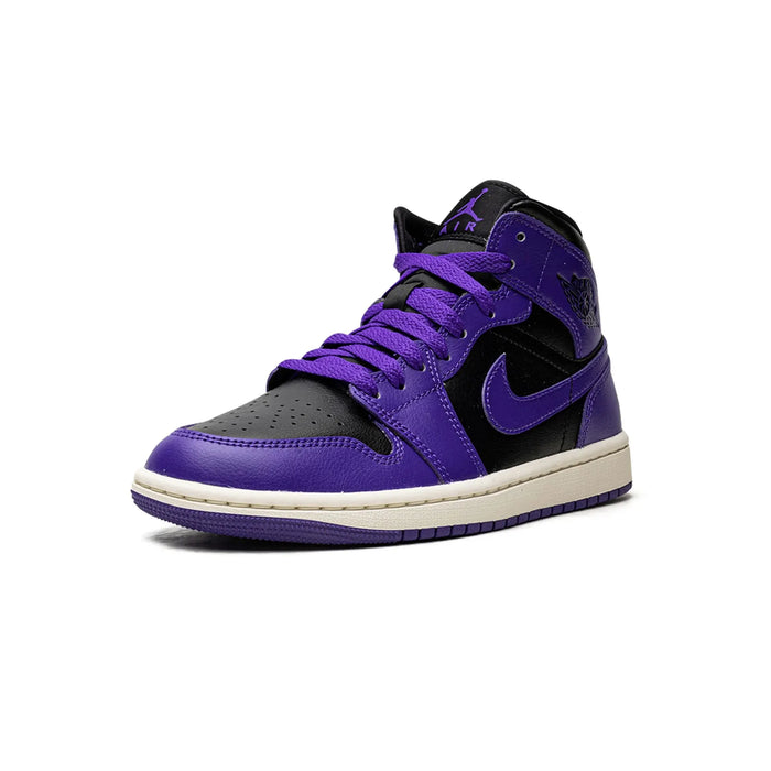 Jordan 1 Mid Purple Black (Women's)