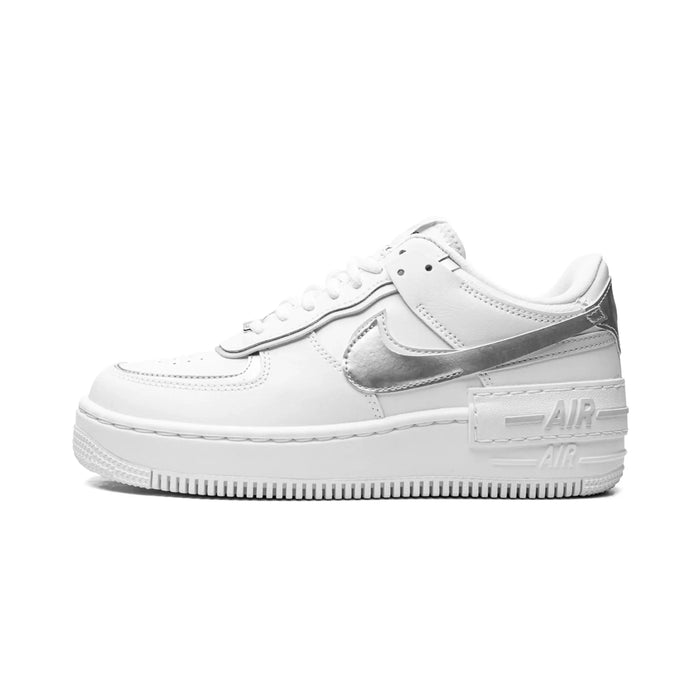 Nike Air Force 1 Low Shadow White Pure Platinum Metallic Silver (Women's)