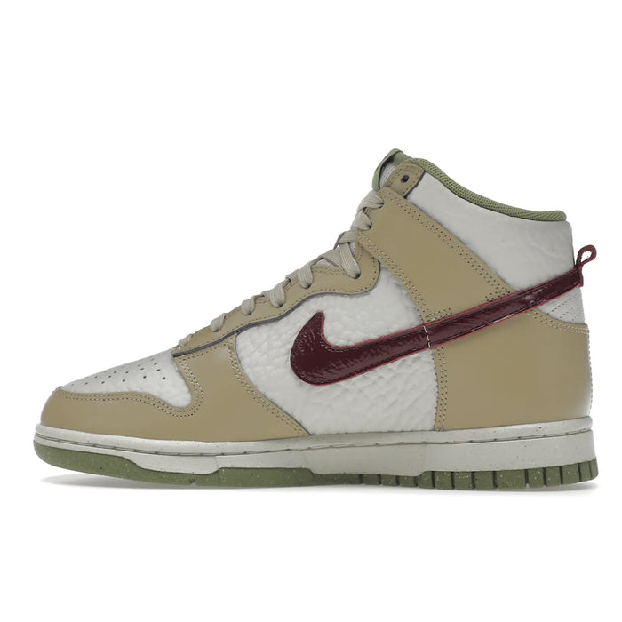 Nike Dunk High Tumbled Tan White Brown (Women's)