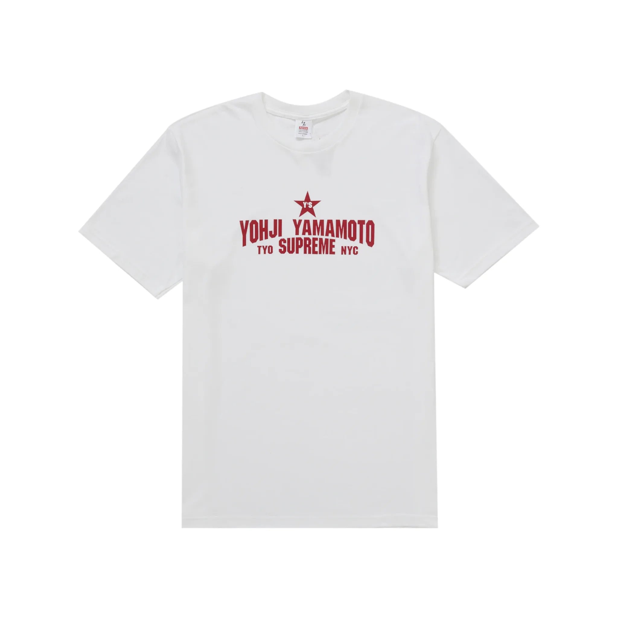 Supreme Y's by Yohji Yamamoto Star Tee White