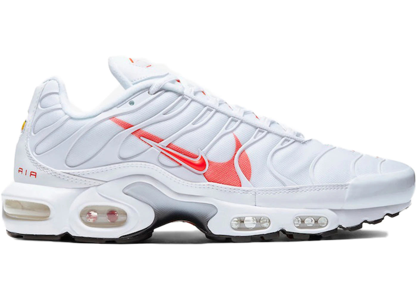 Nike Air Max Plus White Crimson Swoosh