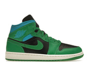 Jordan 1 Mid Lucky Green Aquatone (Women's)