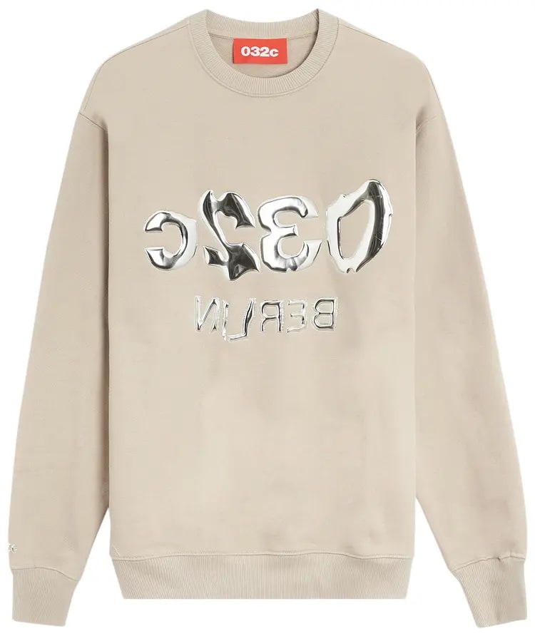 032C Selfie Glitch Sweatshirt 'Weimaraner'
