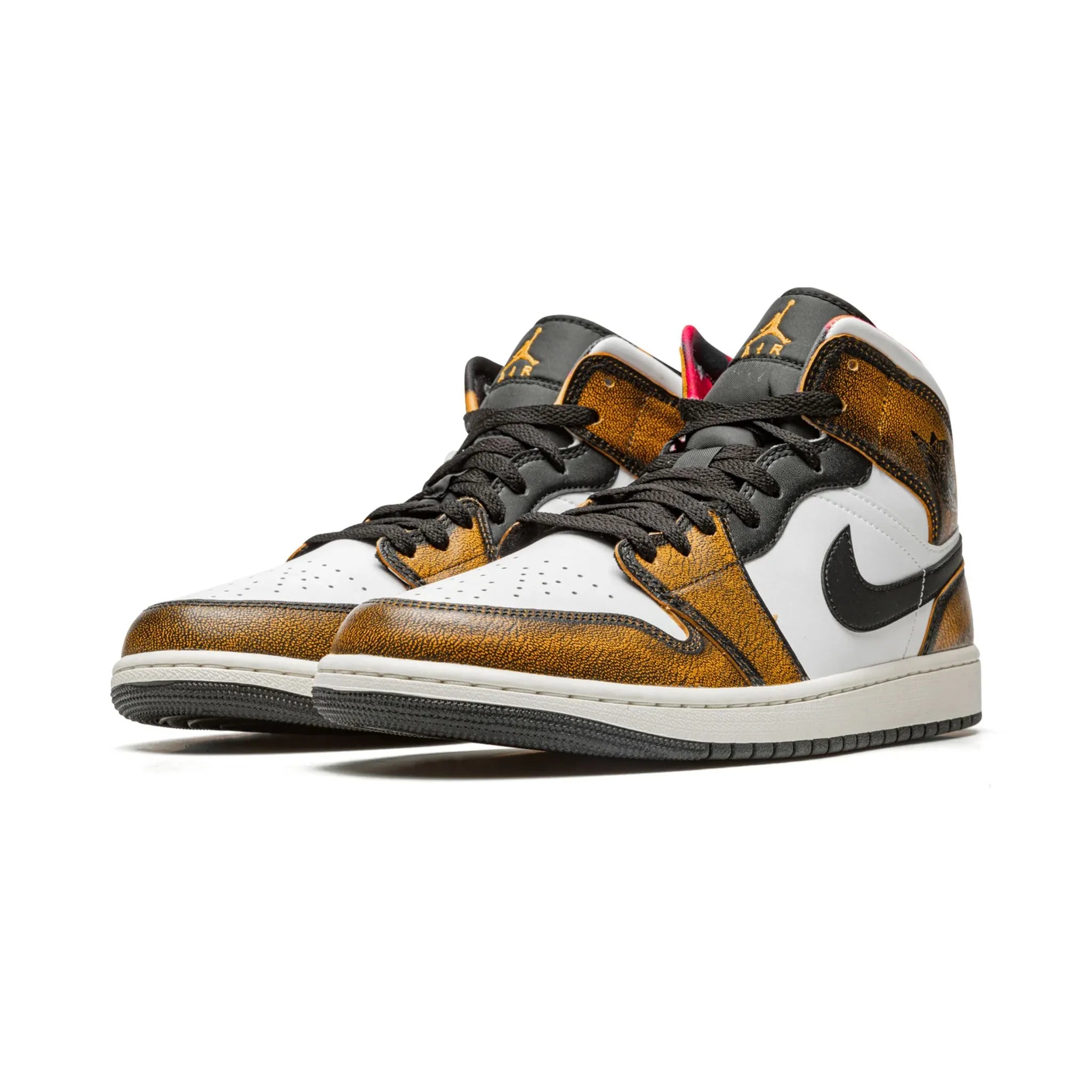 Jordan 1 Mid SE Pomarańczowy Wear Away