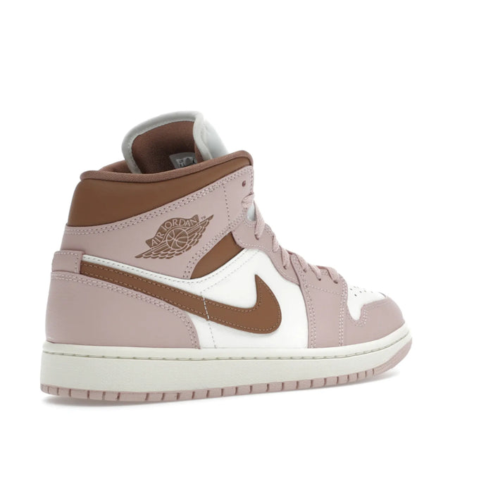 Jordan 1 Mid Pink Oxford Brown (Women's)