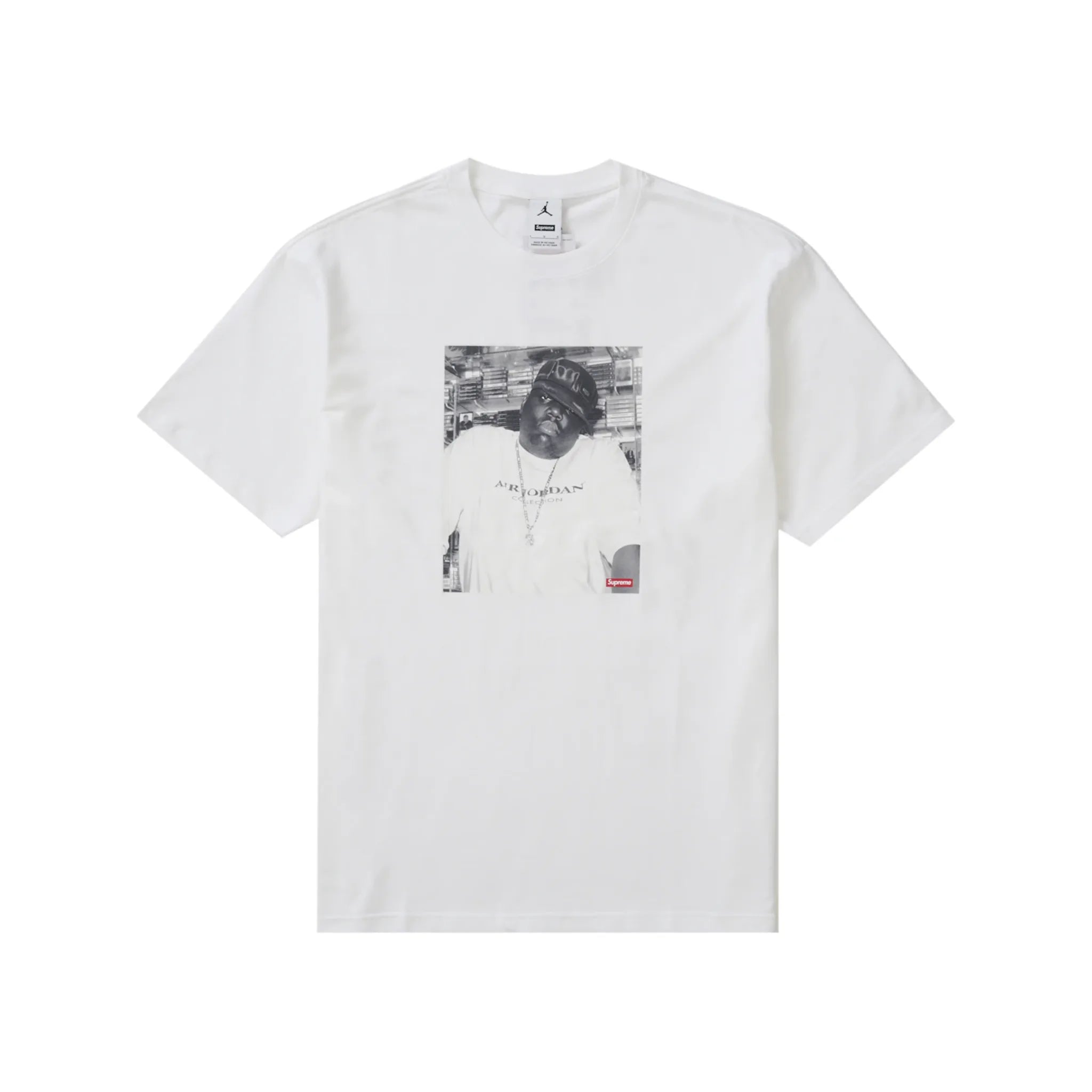 Supreme Jordan Biggie S/S Top White