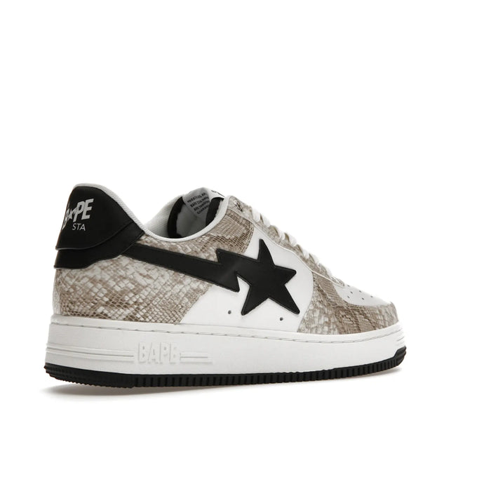 A Bathing Ape Bape Sta Snake Skin Beige