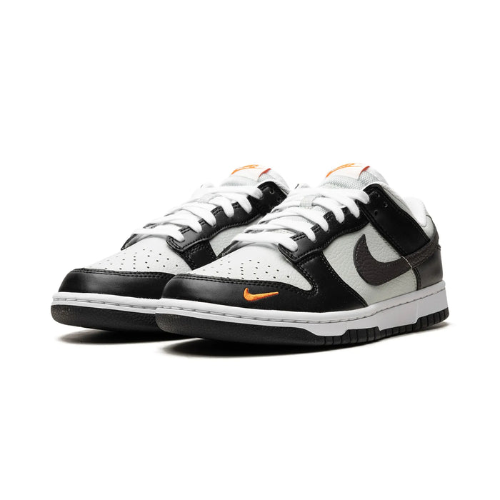 Nike Dunk Low Black Total Orange Mini Swoosh