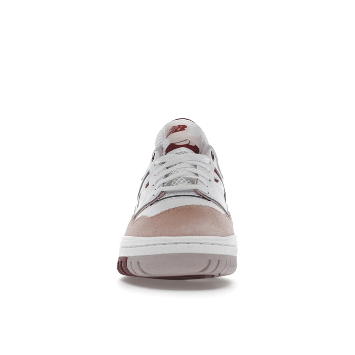 New Balance 550 White Scarlet (Women's)