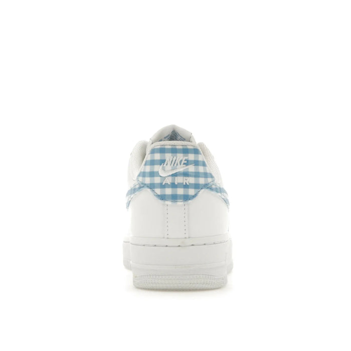 Nike Air Force 1 Low '07 Essential White University Blue Gingham