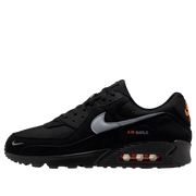 Nike Air Max 90 Black Metallic Cool Grey Orange