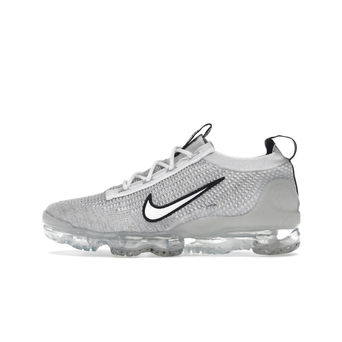 Nike Air VaporMax 2021 FK White Black Metallic Silver