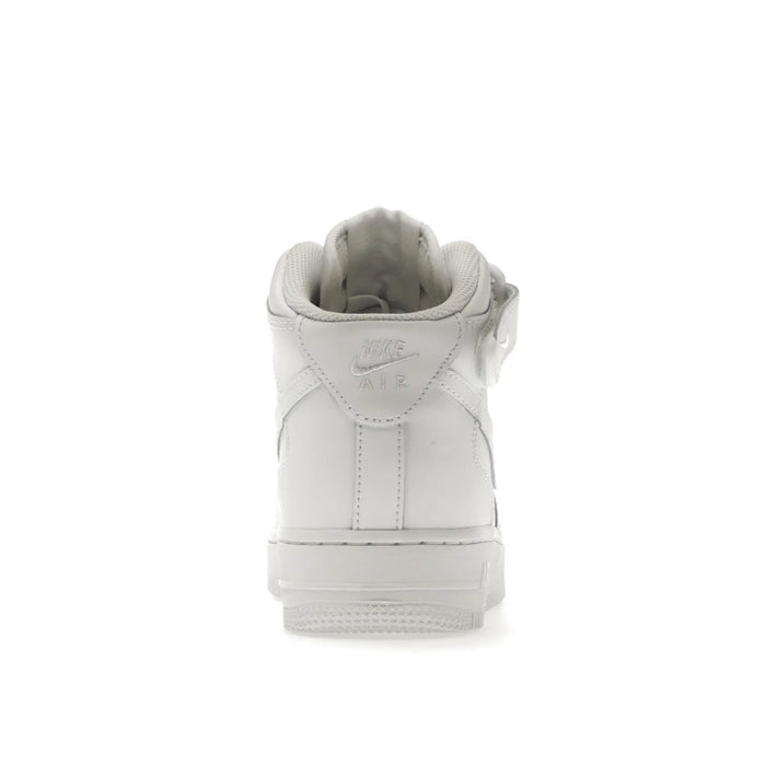 Nike Air Force 1 Mid LE Triple White (GS)