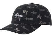 Supreme Monogram 6-Panel Black