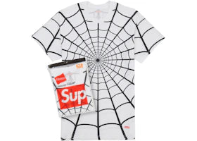 Supreme Hanes Spider-Man Tagless Tees (2 Pack) White