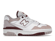 New Balance 550 White Scarlet (Women's)