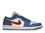 Jordan 1 Low Sport Blue Gym Red (Women's)