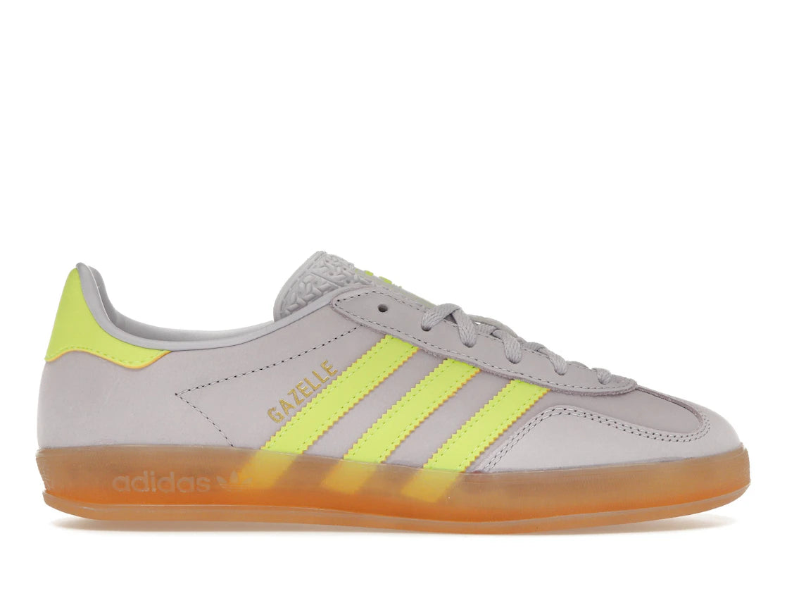 adidas Gazelle Indoor Silver Dawn Solar Yellow (Women's)