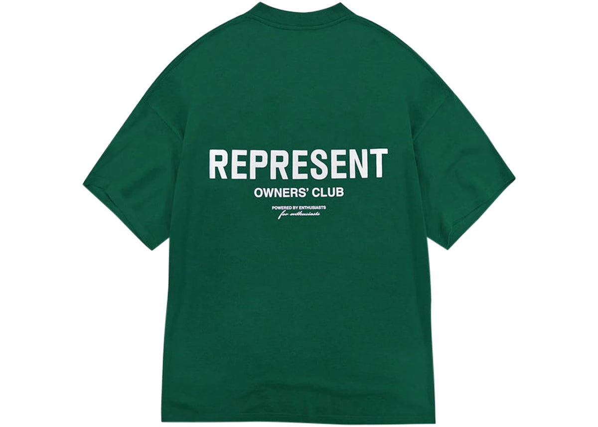 Represent Owner's Club T-Shirt Racing Green/White