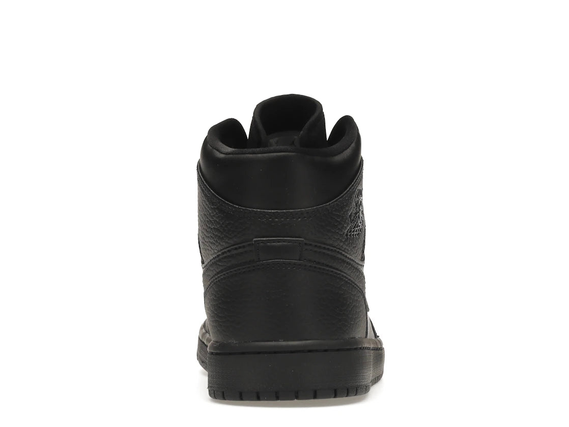 Jordan 1 Mid Triple Black