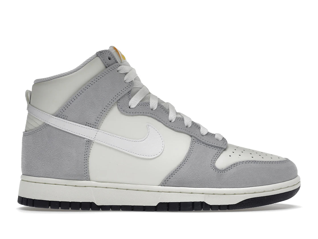 Nike Dunk High Retro Sail Pure Platinum Black White