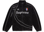 Supreme Umbro Velour Track Jacket Black