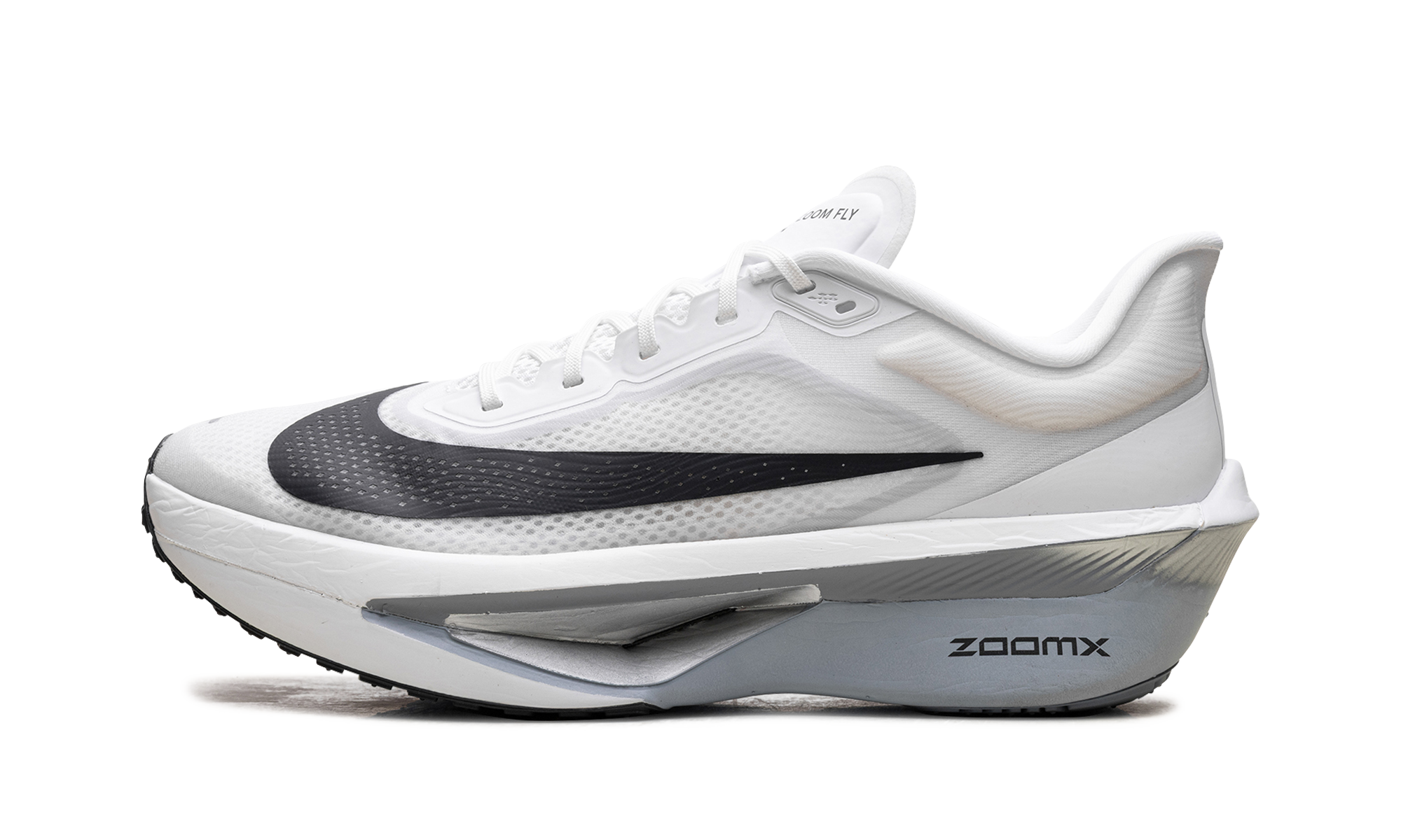Nike Zoom Fly 6 White Pure Platinum Obsidian Mist Gridiron