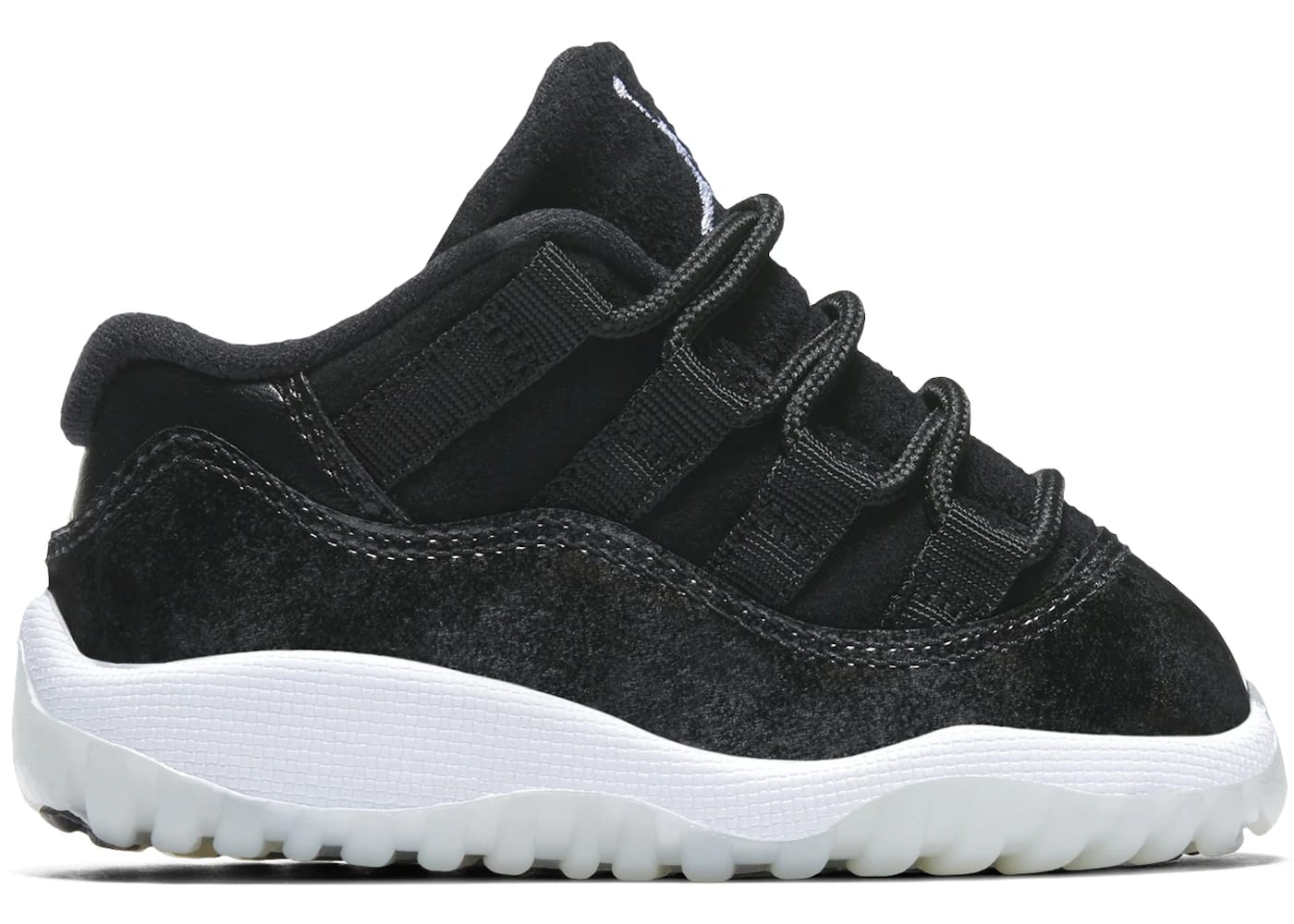 Jordan 11 Retro Low Black Metal Silver White (TD)