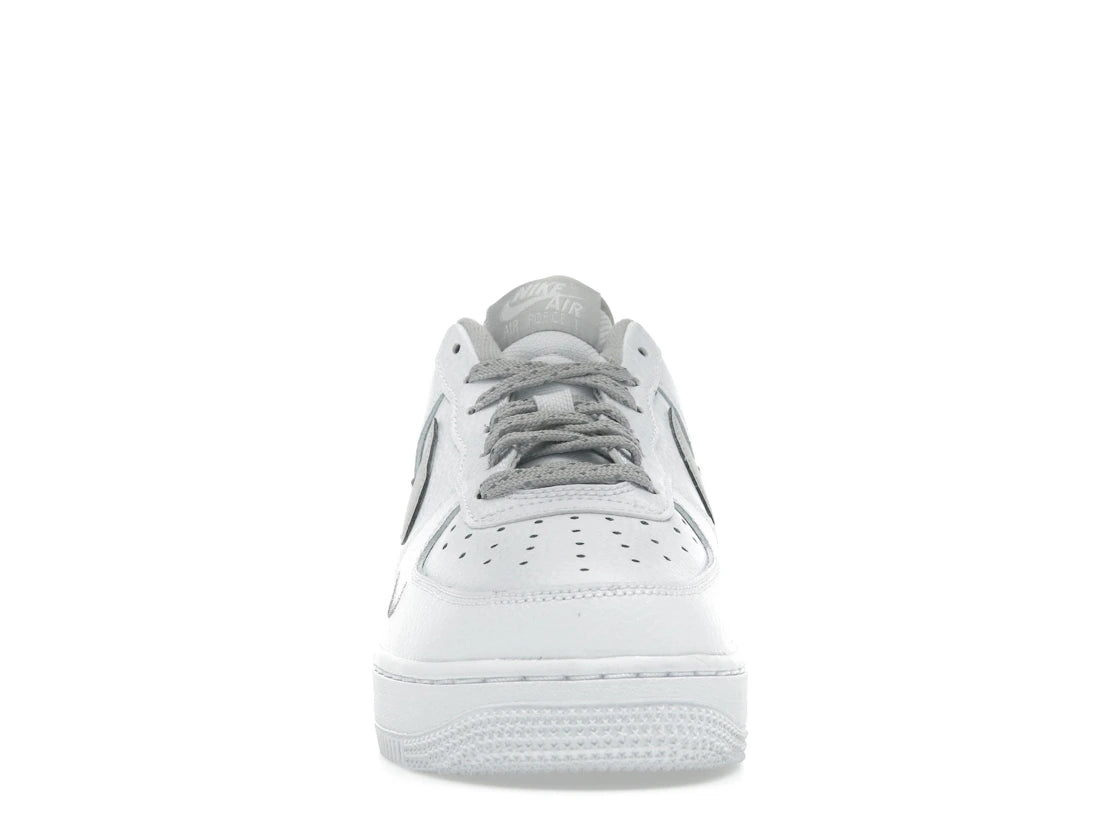 Nike Air Force 1 Low '07 White Light Iron Ore Reflective Swoosh