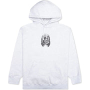 Fucking Awesome Cat Mask Hoodie Heather Grey