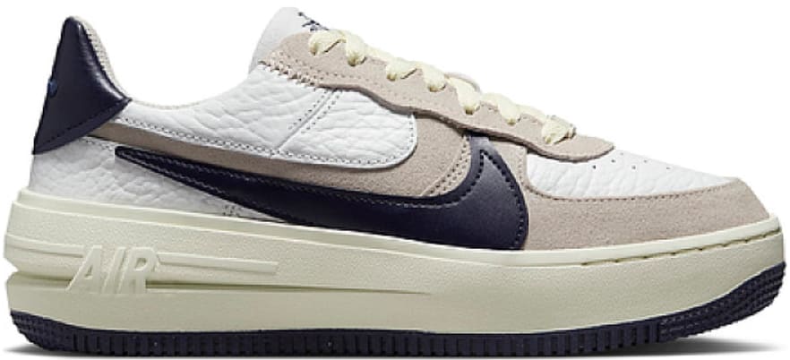 Nike Air Force 1 PLT.AF.ORM White & Navy (W)