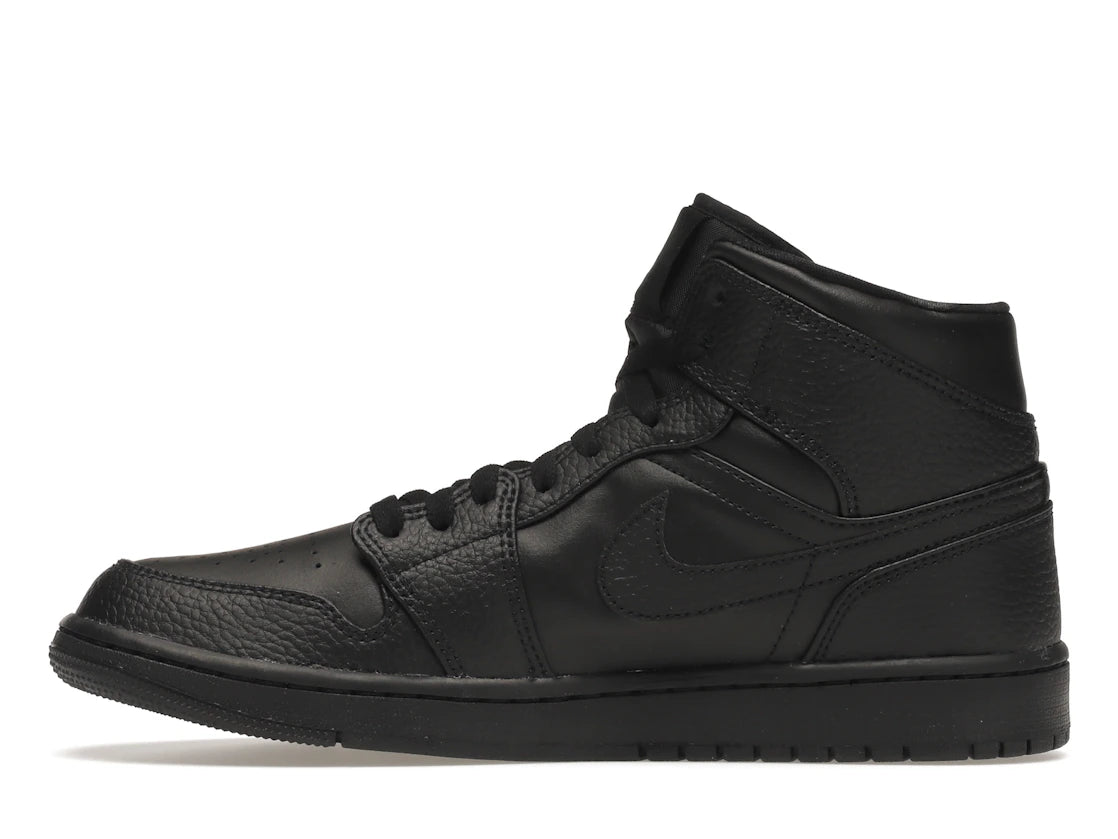 Jordan 1 Mid Triple Black