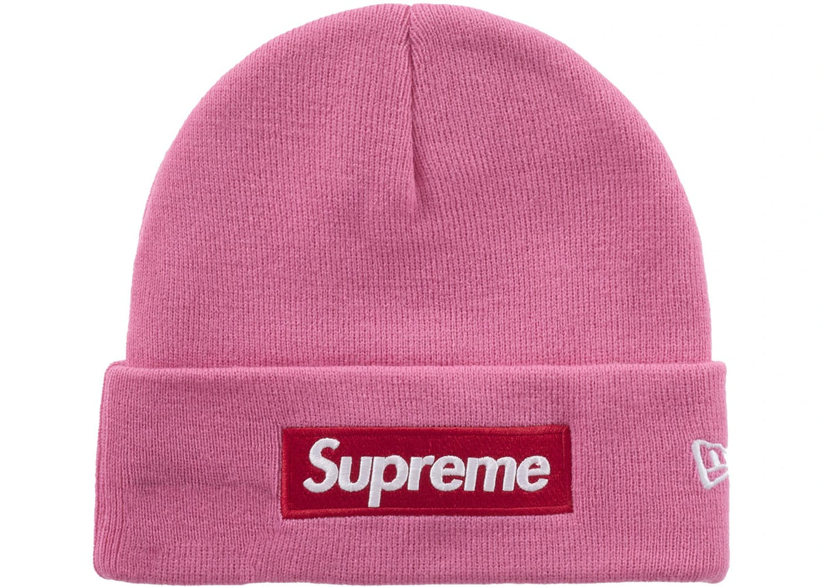 Supreme New Era Box Logo Beanie (FW25) Magenta
