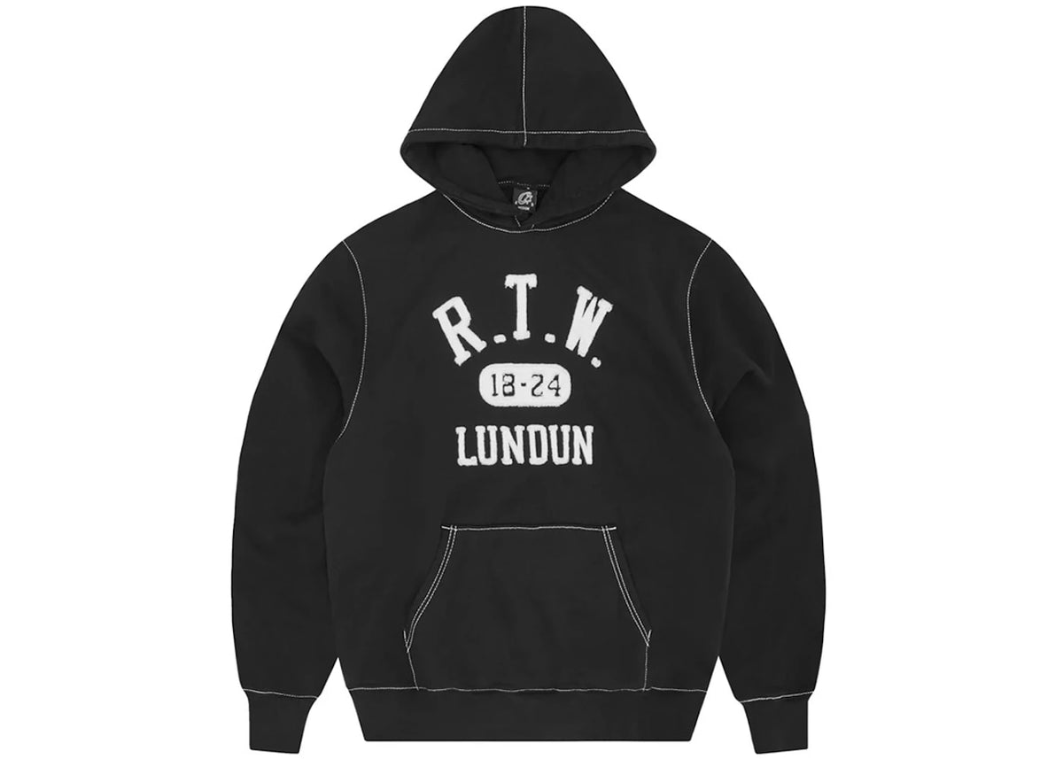 Corteiz RTW College Hoodie Black