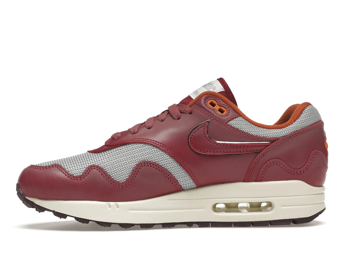 Nike Air Max 1 Patta Waves Rush Maroon (with Bracelet)