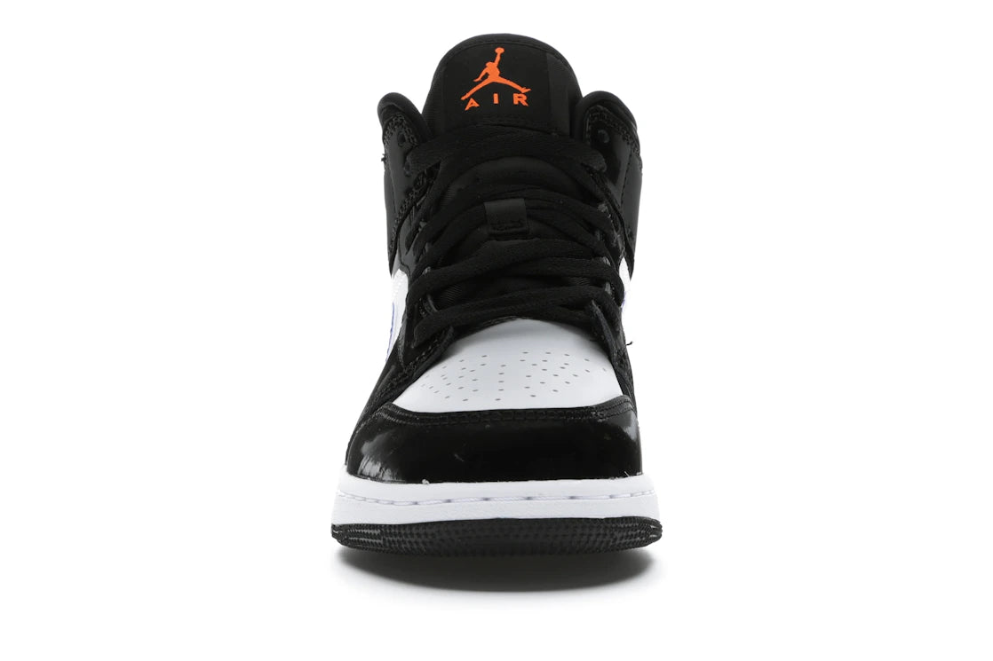 Jordan 1 Mid Black Racer Blue White (GS)
