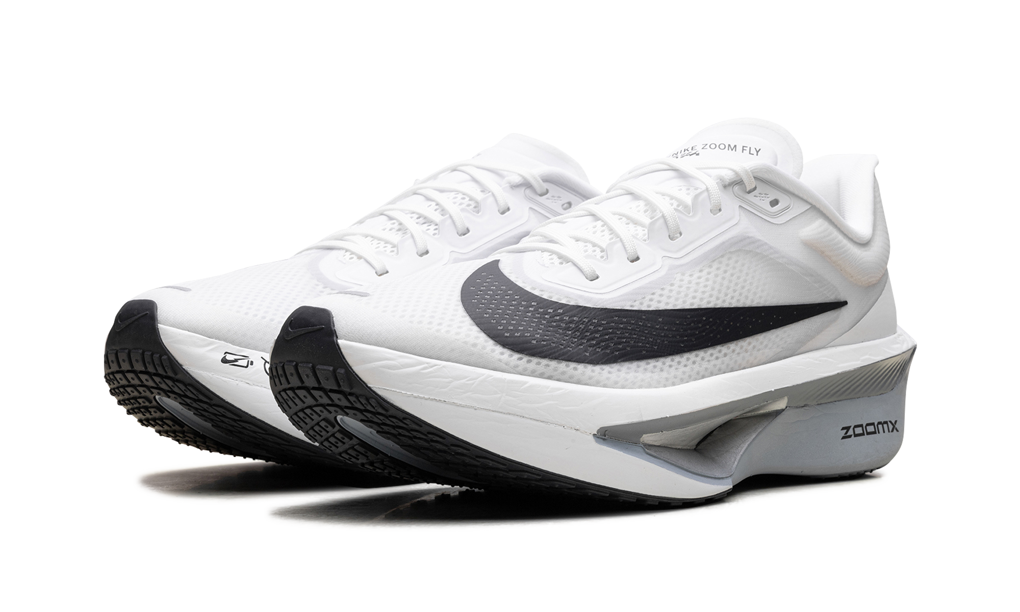 Nike Zoom Fly 6 White Pure Platinum Obsidian Mist Gridiron