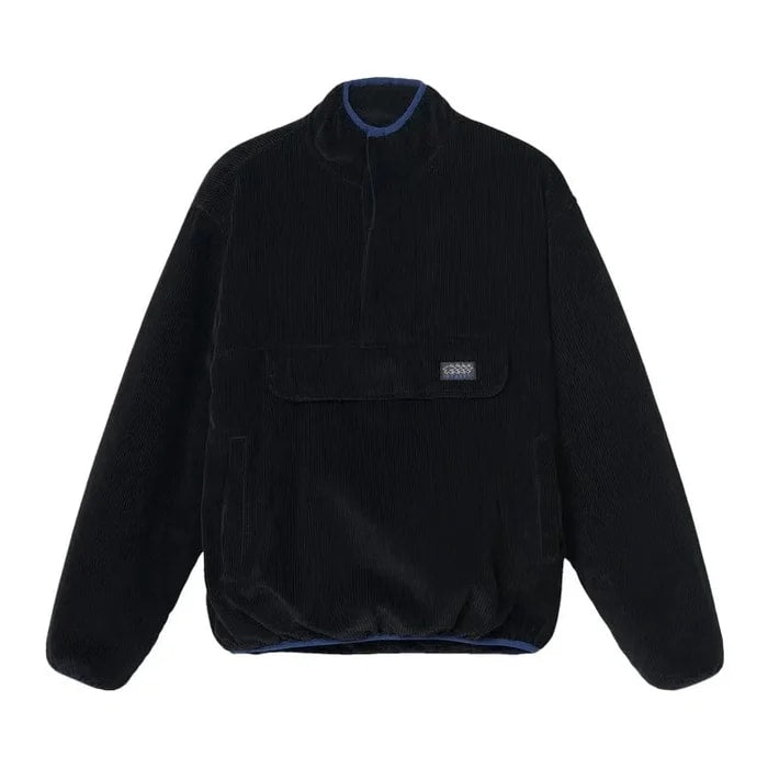 Stüssy Corduroy Mock Pullover Black
