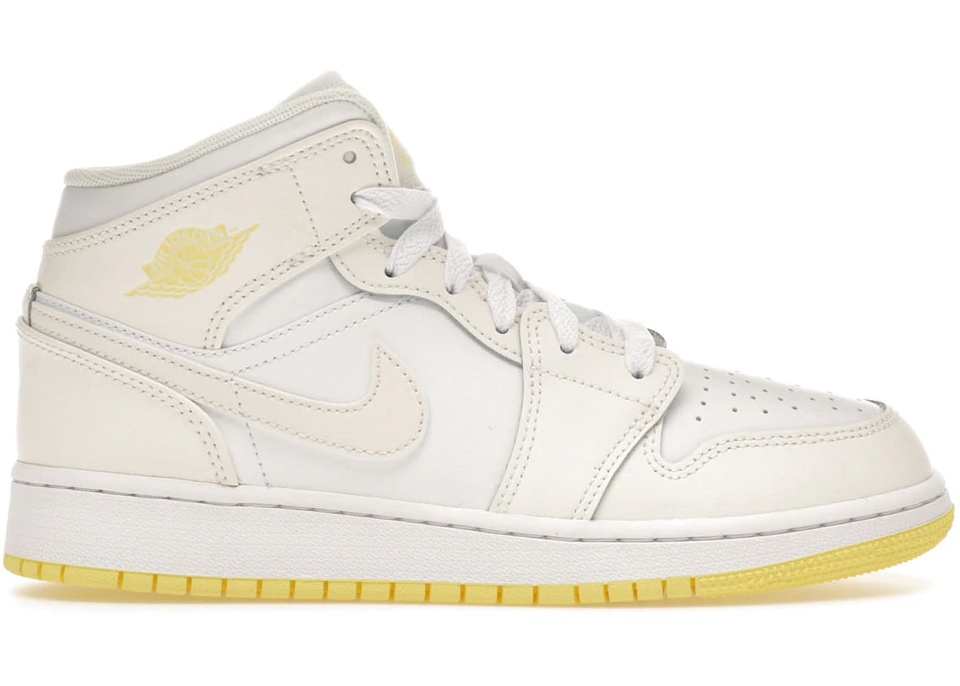 Jordan 1 Mid Sail Light Laser Orange (GS)