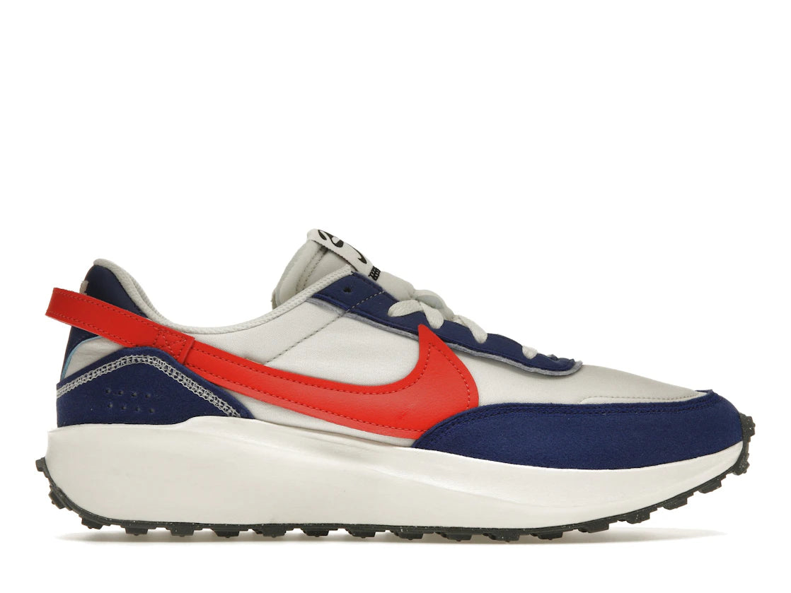Nike Waffle Debut Swoosh Habanero Red Old Royal