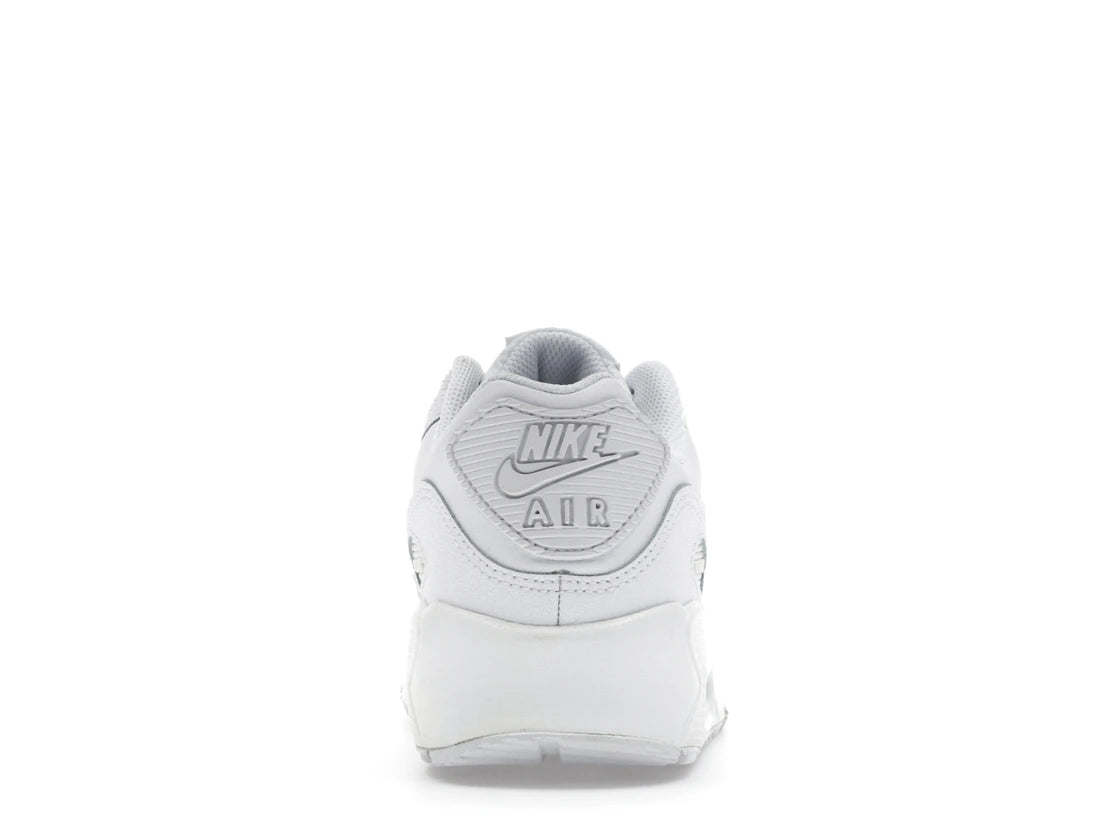 Nike Air Max 90 White Metallic Silver (GS)