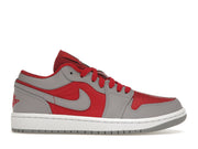 Jordan 1 Low SE Homage Split Gym Red Cement Grey (Women's)