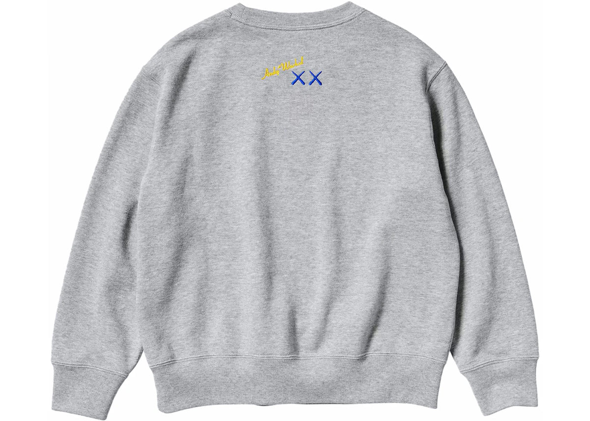 KAWS x Uniqlo Warhol Graphic 472951 Sweatshirt Gray