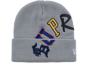 Supreme New Era Arc Beanie Grey