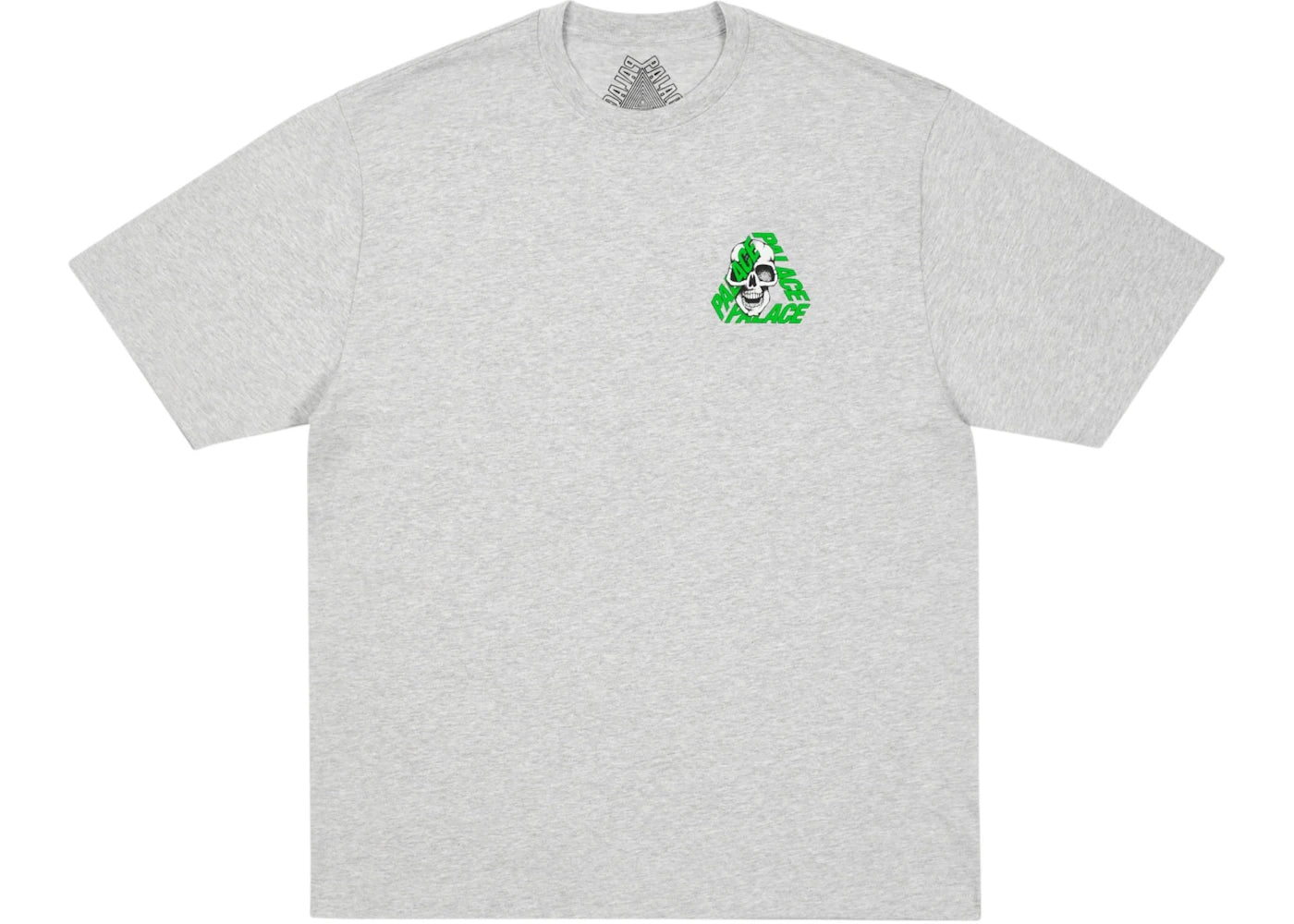 Palace P3 Skull T-shirt Grey Marl