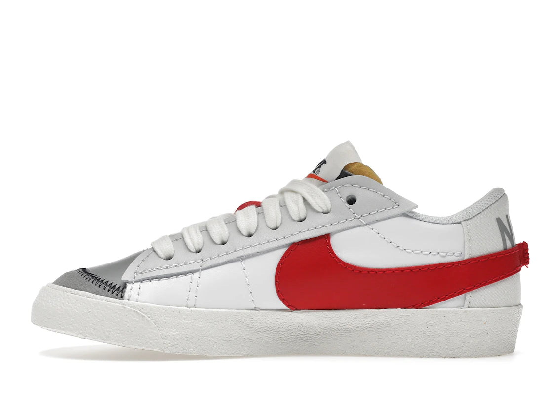 Nike Blazer Low 77 Jumbo White Photon Dust Light Smoke Grey University Red