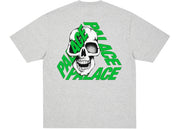 Palace P3 Skull T-shirt Grey Marl