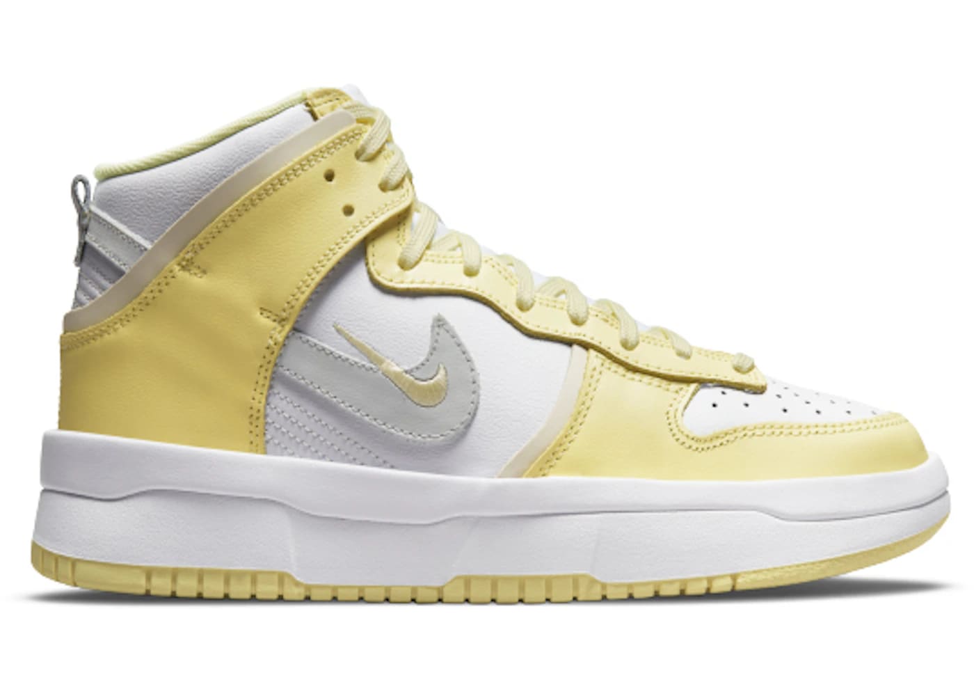 Nike Dunk High Up Light Lemon Yellow (Women's)