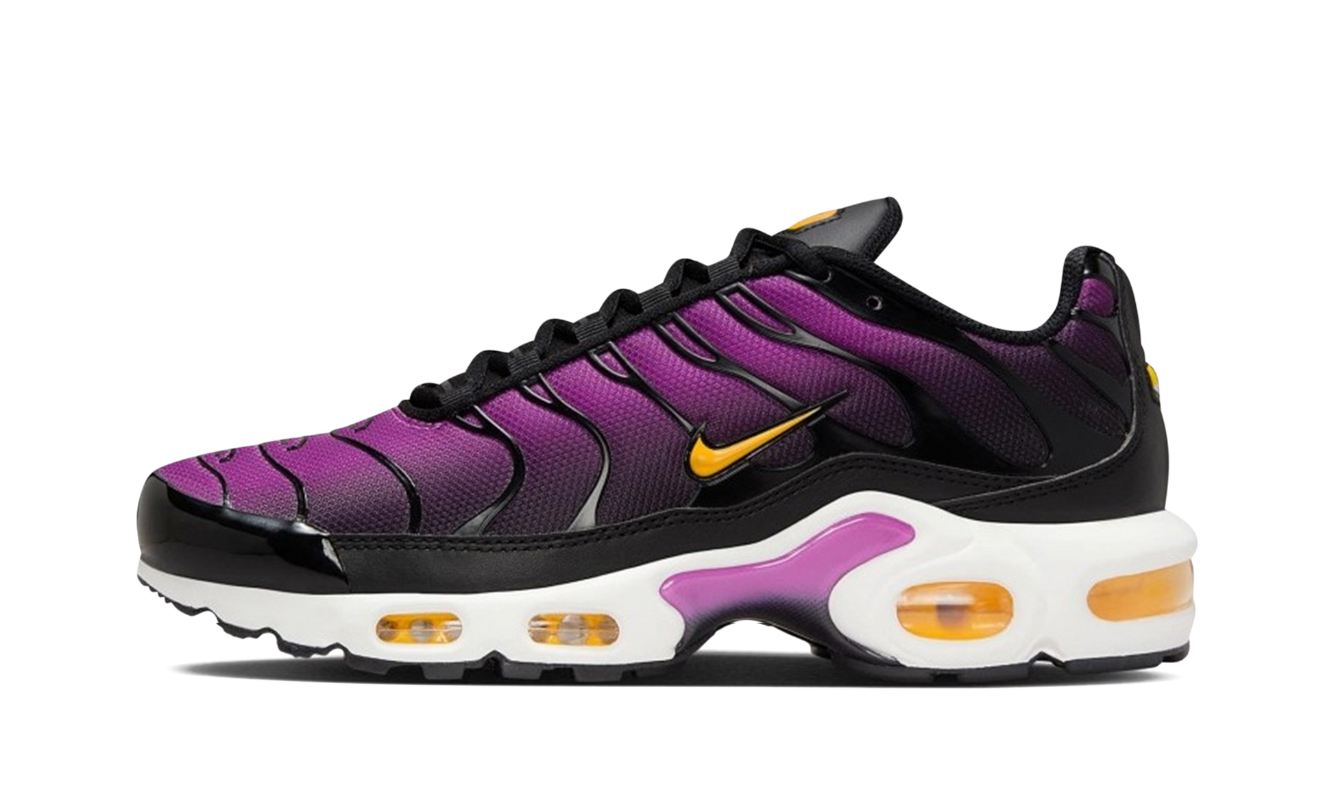 Nike Air Max Plus Black Laser Orange White Hyper Violet (Women's)
