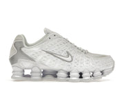 Nike Shox TL White Metallic Silver Max Orange (Women's)